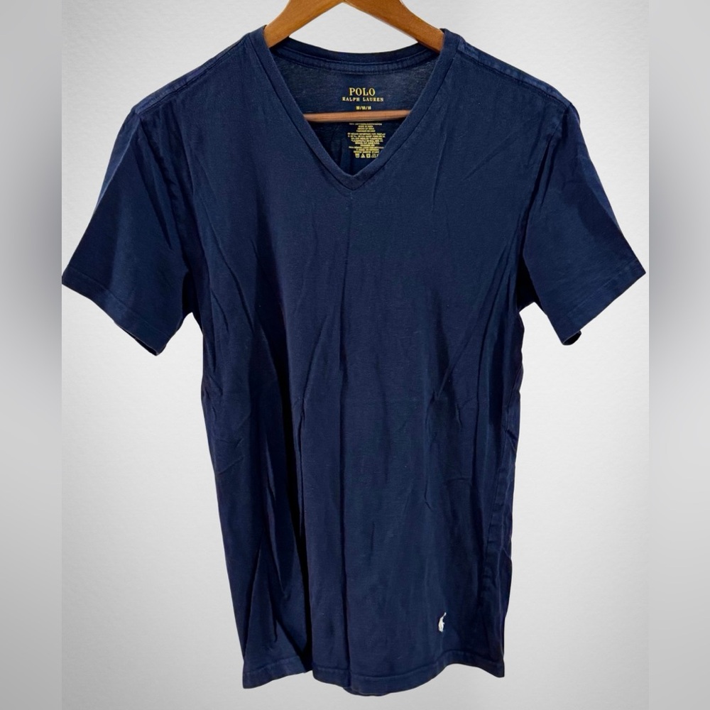 POLO by RALPH LAUREN • Men's Navy V-Neck Shirt